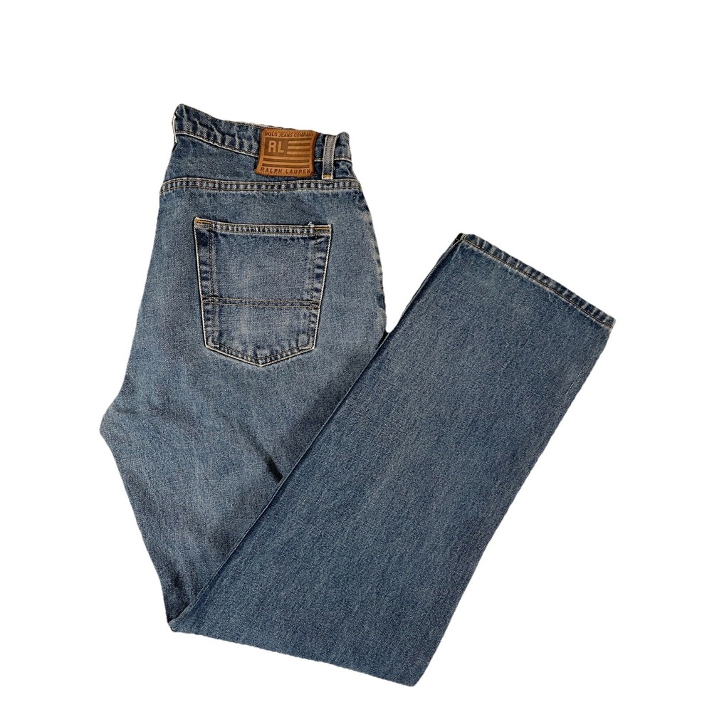 Vintage Polo Jeans Co Ralph Lauren Classic Jean Men's 38x34 (36x35) Med‎ Wash